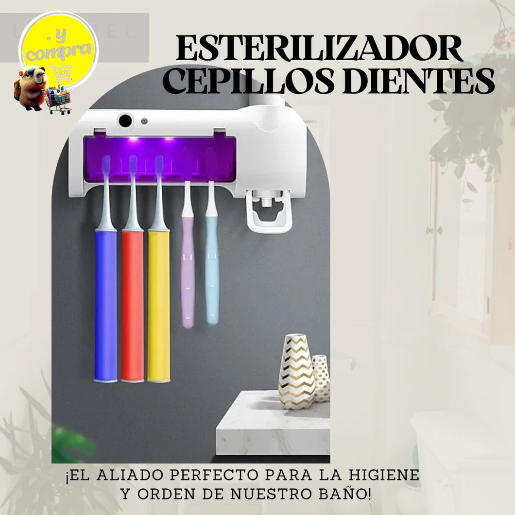ESTERILIZADOR DE CEPILLOS DENTALES Y DISPENSADOR