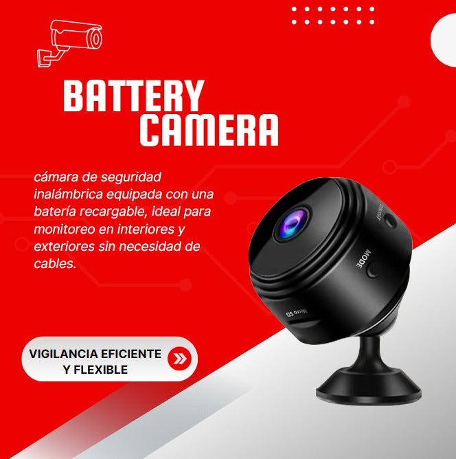CAMARA DE VIGILANCIA A BATERIA